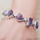 Ruby 925 Sterling Silver Bracelet (SJWBR-177) Ruby 925 Sterling Silver Bracelet (SJWBR-177)