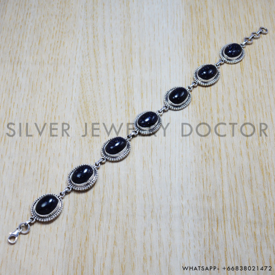 Sunstone 925 Sterling Silver Bracelet (SJWBR-18) Sunstone 925 Sterling Silver Bracelet (SJWBR-18)