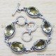 Citrine 925 Sterling Silver Bracelet (SJWBR-180) Citrine 925 Sterling Silver Bracelet (SJWBR-180)