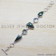 Green Amethyst 925 Sterling Silver Bracelet (SJWBR-182) Green Amethyst 925 Sterling Silver Bracelet (SJWBR-182)