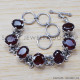 Garnet 925 Sterling Silver Bracelet (SJWBR-188)