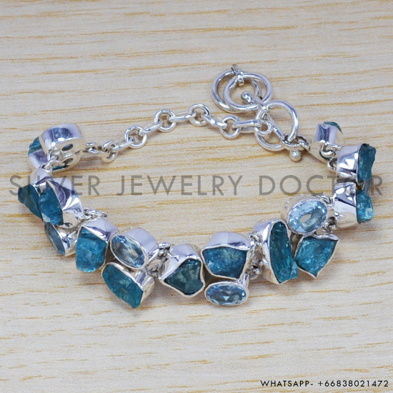 925 Sterling Silver Bracelet (SJWBR-194) 925 Sterling Silver Bracelet (SJWBR-194)