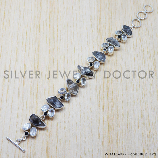925 Sterling Silver Bracelet (SJWBR-196) 925 Sterling Silver Bracelet (SJWBR-196)