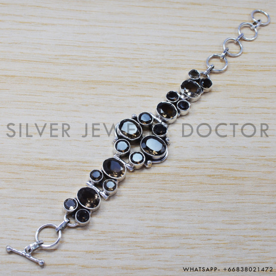 925 Sterling Silver Bracelet (SJWBR-198) 925 Sterling Silver Bracelet (SJWBR-198)