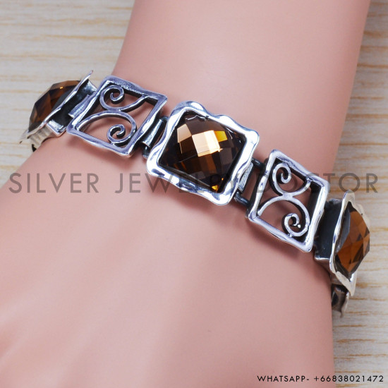925 Sterling Silver Bracelet (SJWBR-201) 925 Sterling Silver Bracelet (SJWBR-201)