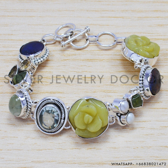925 Sterling Silver Bracelet (SJWBR-209)