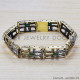Emerald 925 Sterling Silver Bracelet (SJWBR-213) Emerald 925 Sterling Silver Bracelet (SJWBR-213)