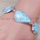 Larimar 925 Sterling Silver Bracelet (SJWBR-215) Larimar 925 Sterling Silver Bracelet (SJWBR-215)