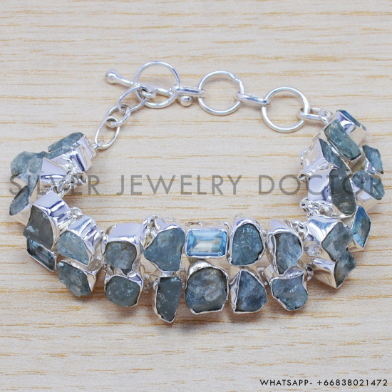 925 Sterling Silver Bracelet (SJWBR-227) 925 Sterling Silver Bracelet (SJWBR-227)