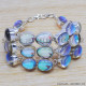 Opal 925 Sterling Silver Bracelet (SJWBR-241) Opal 925 Sterling Silver Bracelet (SJWBR-241)