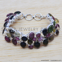 Ruby 925 Sterling Silver Bracelet (SJWBR-243) Ruby 925 Sterling Silver Bracelet (SJWBR-243)