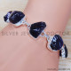 Amethyst 925 Sterling Silver Bracelet (SJWBR-247) Amethyst 925 Sterling Silver Bracelet (SJWBR-247)
