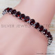 Ruby 925 Sterling Silver Bracelet (SJWBR-251) Ruby 925 Sterling Silver Bracelet (SJWBR-251)