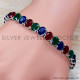 Sapphire 925 Sterling Silver Bracelet (SJWBR-258)