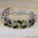 Peridot 925 Sterling Silver Bracelet (SJWBR-261) Peridot 925 Sterling Silver Bracelet (SJWBR-261)