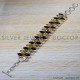 Citrine 925 Sterling Silver Bracelet (SJWBR-263) Citrine 925 Sterling Silver Bracelet (SJWBR-263)