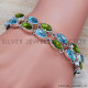 Peridot 925 Sterling Silver Bracelet (SJWBR-267) Peridot 925 Sterling Silver Bracelet (SJWBR-267)