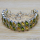 Peridot 925 Sterling Silver Bracelet (SJWBR-268)