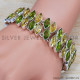 Peridot 925 Sterling Silver Bracelet (SJWBR-268)