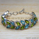 Blue Topaz 925 Sterling Silver Bracelet (SJWBR-269) Blue Topaz 925 Sterling Silver Bracelet (SJWBR-269)