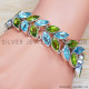 Blue Topaz 925 Sterling Silver Bracelet (SJWBR-269) Blue Topaz 925 Sterling Silver Bracelet (SJWBR-269)