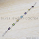 Citrine 925 Sterling Silver Bracelet (SJWBR-278) Citrine 925 Sterling Silver Bracelet (SJWBR-278)