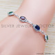Emerald 925 Sterling Silver Bracelet (SJWBR-285) Emerald 925 Sterling Silver Bracelet (SJWBR-285)