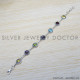 Peridot 925 Sterling Silver Bracelet (SJWBR-286) Peridot 925 Sterling Silver Bracelet (SJWBR-286)