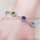 Peridot 925 Sterling Silver Bracelet (SJWBR-286) Peridot 925 Sterling Silver Bracelet (SJWBR-286)