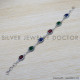 Ruby 925 Sterling Silver Bracelet (SJWBR-289) Ruby 925 Sterling Silver Bracelet (SJWBR-289)