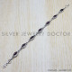 Garnet 925 Sterling Silver Bracelet (SJWBR-29)