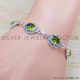 Peridot 925 Sterling Silver Bracelet (SJWBR-296) Peridot 925 Sterling Silver Bracelet (SJWBR-296)