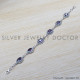 Amethyst 925 Sterling Silver Bracelet (SJWBR-298) Amethyst 925 Sterling Silver Bracelet (SJWBR-298)