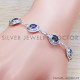 Mystic Topaz 925 Sterling Silver Bracelet (SJWBR-299) Mystic Topaz 925 Sterling Silver Bracelet (SJWBR-299)