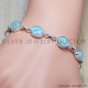 Opal 925 Sterling Silver Bracelet (SJWBR-30)