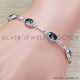 Mystic Topaz 925 Sterling Silver Bracelet (SJWBR-302) Mystic Topaz 925 Sterling Silver Bracelet (SJWBR-302)