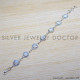 Rainbow Moonstone 925 Sterling Silver Bracelet (SJWBR-304) Rainbow Moonstone 925 Sterling Silver Bracelet (SJWBR-304)