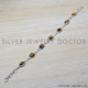 Tiger Eye 925 Sterling Silver Bracelet (SJWBR-307) Tiger Eye 925 Sterling Silver Bracelet (SJWBR-307)