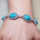 Turquoise 925 Sterling Silver Bracelet (SJWBR-31)