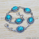 Turquoise 925 Sterling Silver Bracelet (SJWBR-311)