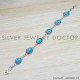 Turquoise 925 Sterling Silver Bracelet (SJWBR-311)