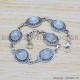 Rainbow Moonstone 925 Sterling Silver Bracelet (SJWBR-312) Rainbow Moonstone 925 Sterling Silver Bracelet (SJWBR-312)