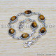 Tiger Eye 925 Sterling Silver Bracelet (SJWBR-315) Tiger Eye 925 Sterling Silver Bracelet (SJWBR-315)