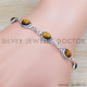 Tiger Eye 925 Sterling Silver Bracelet (SJWBR-315) Tiger Eye 925 Sterling Silver Bracelet (SJWBR-315)