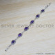 Amethyst 925 Sterling Silver Bracelet (SJWBR-324) Amethyst 925 Sterling Silver Bracelet (SJWBR-324)