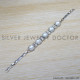 Pearl 925 Sterling Silver Bracelet (SJWBR-330) Pearl 925 Sterling Silver Bracelet (SJWBR-330)