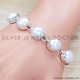 Pearl 925 Sterling Silver Bracelet (SJWBR-331) Pearl 925 Sterling Silver Bracelet (SJWBR-331)