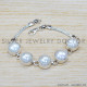 Pearl 925 Sterling Silver Bracelet (SJWBR-332) Pearl 925 Sterling Silver Bracelet (SJWBR-332)