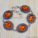 Amber 925 Sterling Silver Bracelet (SJWBR-338) Amber 925 Sterling Silver Bracelet (SJWBR-338)