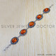 Amber 925 Sterling Silver Bracelet (SJWBR-338) Amber 925 Sterling Silver Bracelet (SJWBR-338)